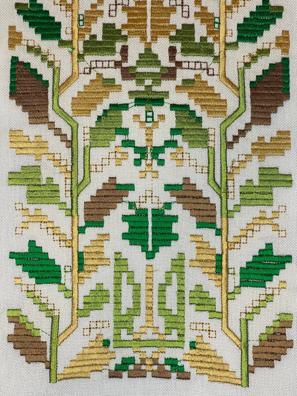 White Vyshyvanka Shirt with Ukrainian Symbol