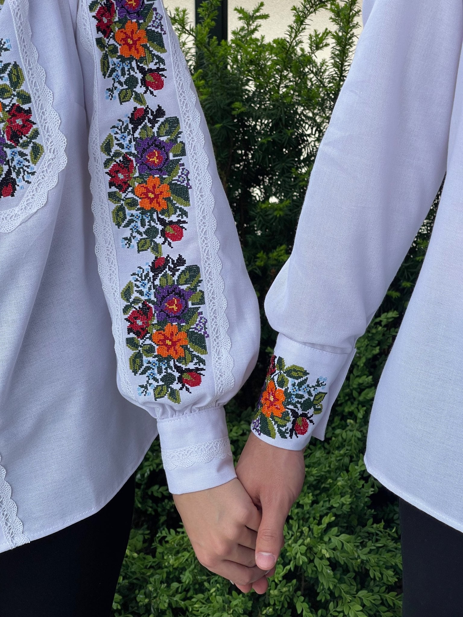 Set of 2 Vyshyvankas - for Him & Her (Чоловіча та Жіноча Вишиванка)