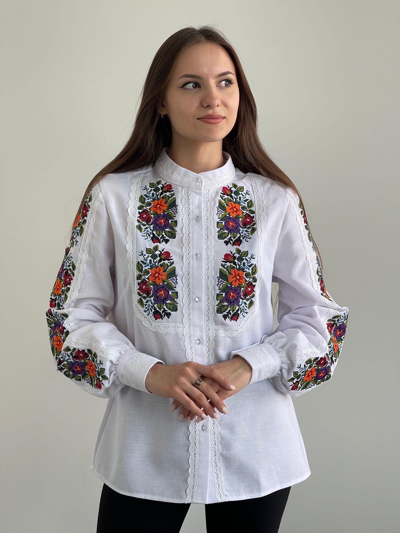 Set of 2 Vyshyvankas - for Him & Her (Чоловіча та Жіноча Вишиванка)