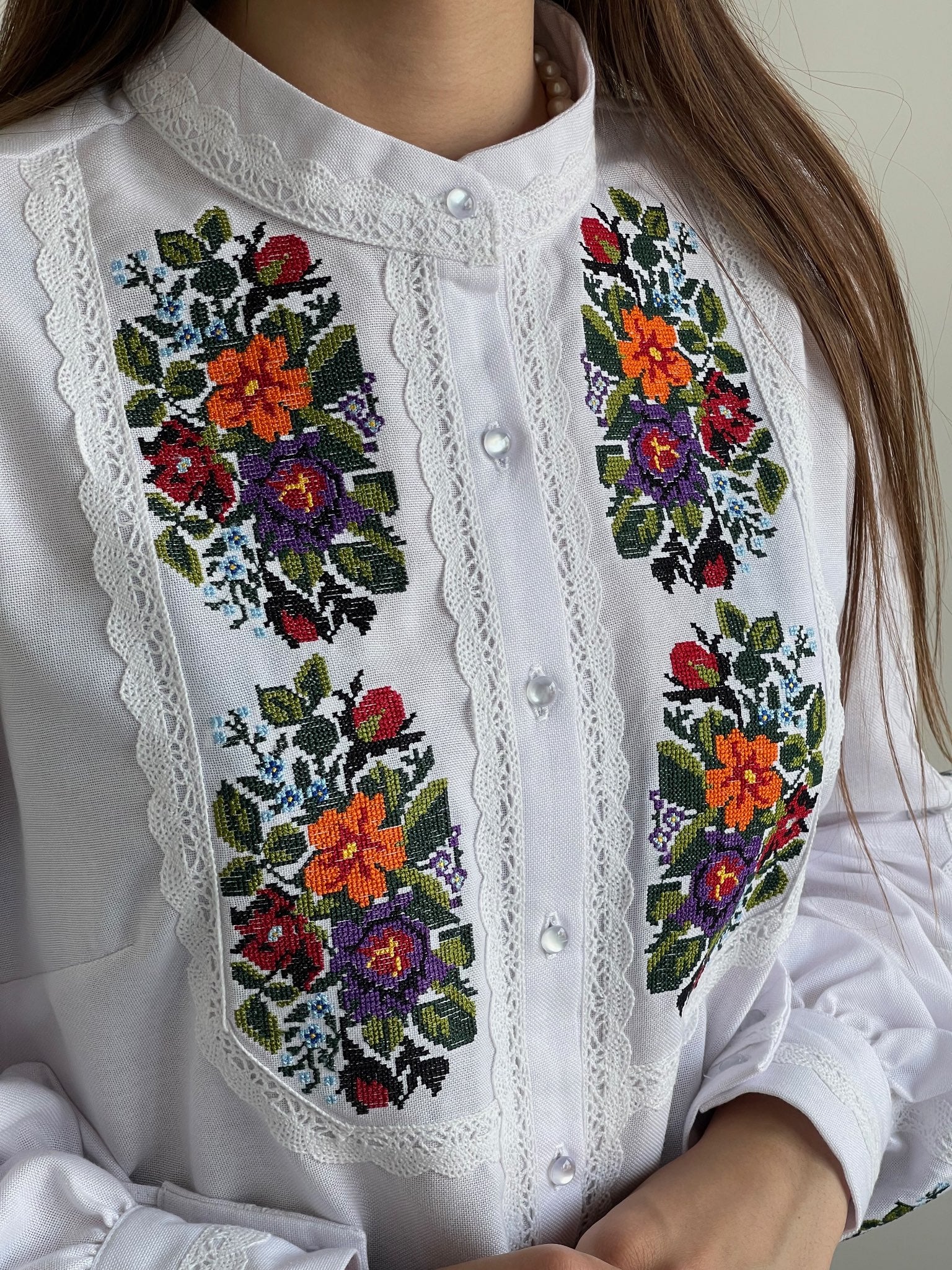 Set of 2 Vyshyvankas - for Him & Her (Чоловіча та Жіноча Вишиванка)