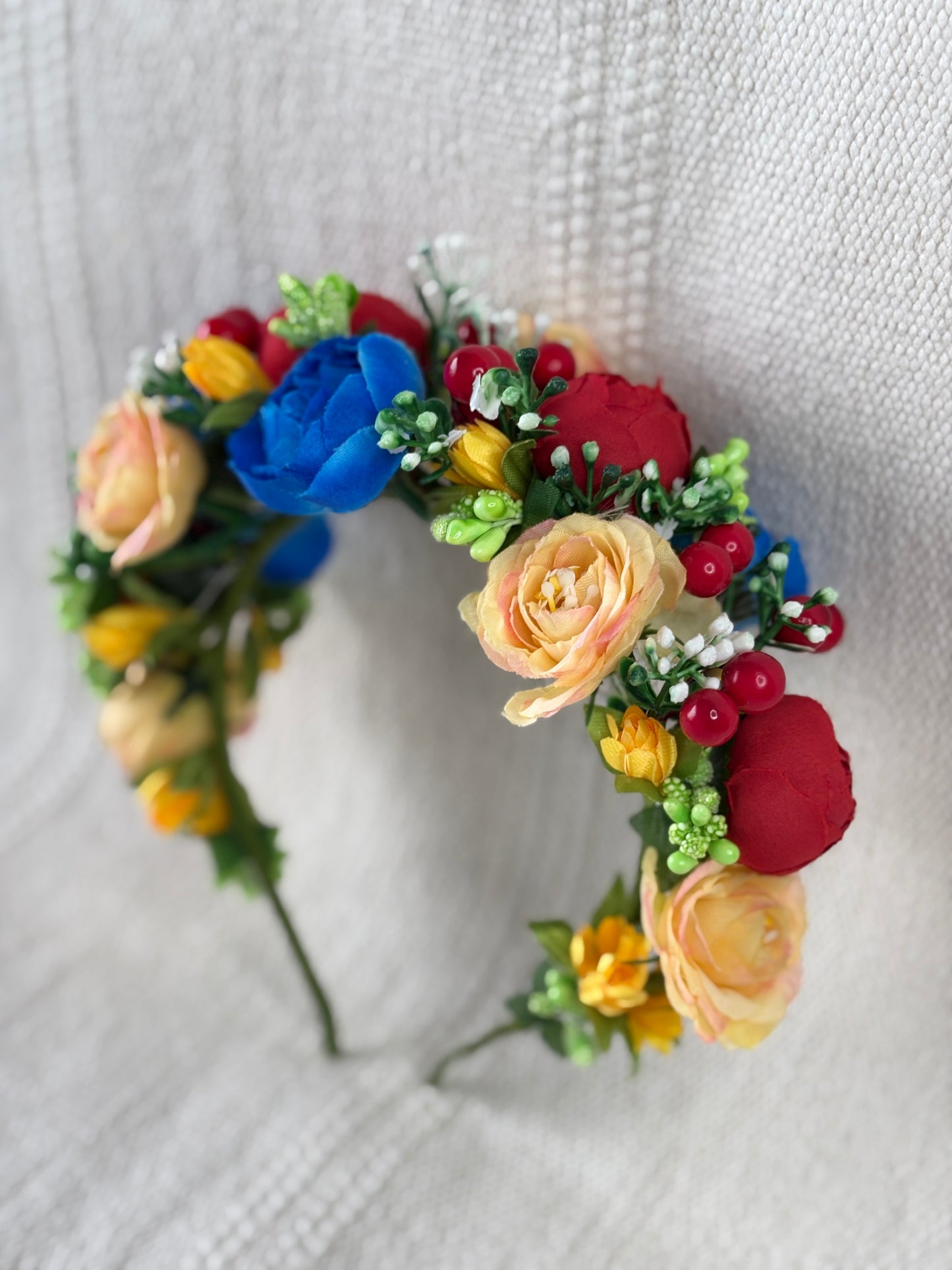 Colourful Handmade Flower Crown